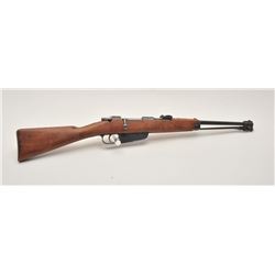 17MH-61 CARCANO #YA4185Italian Carcano bolt action carbine, 6.5mm  caliber, blued finish, wood stock