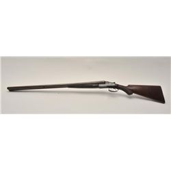 17MH-78 LEFEVER SXS #28962Lefever SxS hammerless shotgun, damascus  barrels, double triggers, checke