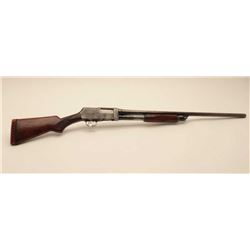 17LB-19 WESTERNFIELD MDL 30 #55804Western Field Model 30 pump action shotgun,  12 gauge, blued finis