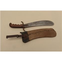 17JL-10 HOSP CORP BOLOHospital Corps. bolo knife dated 1914 with  replaced and recovered scabbard.  