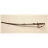 18BJ-4 REPRO CAVALRY SWORDAged reproduction U.S. Cavalry sword and  metal scabbard with brass guard 