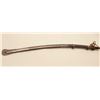 Image 6 : 18BJ-4 REPRO CAVALRY SWORDAged reproduction U.S. Cavalry sword and  metal scabbard with brass guard 
