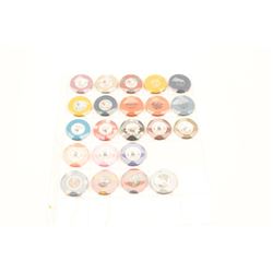 18BJ-14 LOT OF 22 CASINO CHIPSLot of 22 casino chips including 10 from  Circus Circus (ca. 1968-1972