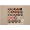 Image 2 : 18BJ-14 LOT OF 22 CASINO CHIPSLot of 22 casino chips including 10 from  Circus Circus (ca. 1968-1972