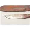Image 4 : 185AP-64 FLAGSTAFFModern handmade bowie knife marked, “BOTTORFF  95 TEMPE, AZ”.  The knife is in goo
