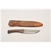 Image 6 : 185AP-64 FLAGSTAFFModern handmade bowie knife marked, “BOTTORFF  95 TEMPE, AZ”.  The knife is in goo