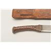 Image 7 : 185AP-64 FLAGSTAFFModern handmade bowie knife marked, “BOTTORFF  95 TEMPE, AZ”.  The knife is in goo