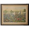 Image 4 : 18QL-34 1864 CIVIL WAR PRINTFramed and matted color print entitled “The  Battle of Gettysburg”; appr