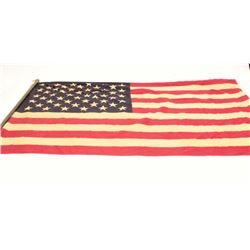 17EA-18 44 STAR FLAG 1891-189650 star American flag on pole; shows age.      Est.:  $75-$150.