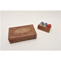 18AP-85 BRASS REPROSSmall riker case of 4 brass modern fantasy  badges.      Est.:  $15-$30.