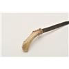 Image 5 : 18AP-54 ANTLER GRIP KNIFEAntler grip knife (no sheath); trade steel  thin blade; approximately 15” o