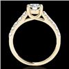 Image 2 : 2.1 CTW H-SI/I Certified Diamond Solitaire Ring 10K Yellow Gold - REF-402F8M - 35500