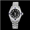 Image 2 : Rolex Men's Stainless Steel, QuickSet, Diam Dial & Diam/Sapphire Bezel - REF-441Y8X