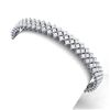 Image 1 : 10 CTW Certified SI/I Diamond Bracelet 18K White Gold - REF-463N6Y - 40043