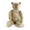 Image 1 : An early 20th century German Teddy bear, Steiff or Bing, circa 1910, with boot-button eyes and pr...