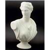 Image 1 : A James & Thomas Bevington Parian bust of a woman, dressed in classical attire, impressed initial...