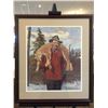Image 1 : Autographed Framed Fred Bear Print