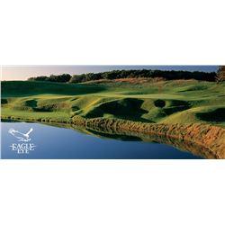 One 18-hole foursome with carts at Eagle Eye Golf Course