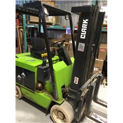 Clark Electric Fork Lift 6000lbs 3 sections & Side Shift and charger