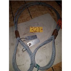 Set of Steel Sling 5/8'' 7800lbs 6'