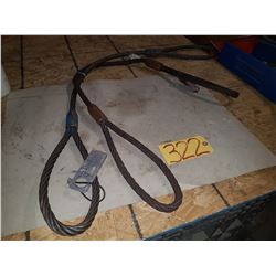 Set of Steel Sling 5/8'' 7800lbs 4'