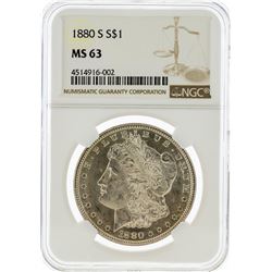 1880-S NGC MS63 Morgan Silver Dollar