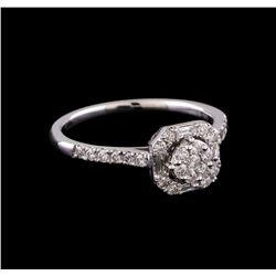 0.52 ctw Diamond Ring - 14KT White Gold