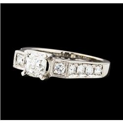 1.54 ctw Diamond Ring - 18KT White Gold