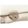 Image 4 : Prada White Leather Long Wallet