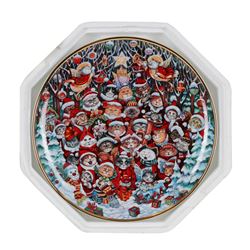 Bill Bell "Santa Claws" Collector Plate from the Franklin Mint - 8 1/8" Diameter