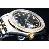 Image 3 : Rolex Two-Tone Black String Diamond VVS  Men's Watch