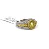 Image 2 : 1.82 ctw Yellow and White Diamond Ring - 18KT Yellow and White Gold