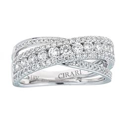 1.17 ctw Diamond Ring - 18KT White Gold