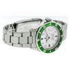 Image 4 : Rolex Stainless Steel Emerald and Diamond Submariner Men's Watch