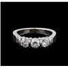 Image 2 : 1.04 ctw Diamond Ring - 14KT White Gold