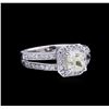 Image 1 : 1.99 ctw Fancy Light Yellow Diamond Ring - 14KT White Gold