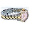 Image 5 : Rolex Two-Tone Diamond and Ruby DateJust Ladies Watch
