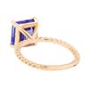 Image 5 : 4.28 ctw Tanzanite Ring - 14KT Rose Gold