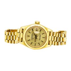 Rolex 18KT Yellow Gold Ladie's Oyster Perpetual Datejust Wristwatch