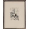 Image 1 : Salvador Dali Original "El Cid" Etching Print, Circa 1960 with COA