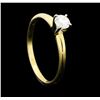 Image 4 : 0.35 ctw Diamond Solitaire Ring - 14KT Yellow Gold