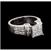Image 1 : 1.50 ctw Diamond Ring - 14KT White Gold