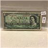 Image 1 : Canada $1 Bill 1954