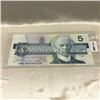 Image 1 : Canada $5 Bill 1986