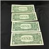 Image 2 : USA $1 Bills (4) 1957