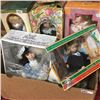 Image 1 : LOT72: Box Lot: Porcelain Dolls (6) & Doll Holders