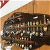 Image 1 : LOT165: Tree Section Spoon Rack w/Spoon Collection