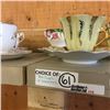 Image 1 : LOT170: Tea Cups & Saucers (CHOICE of 61)