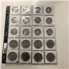 Image 1 : LOT218: Canada Coins - Variety (Sheet of 20)