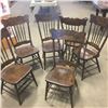 Image 1 : LOT271: Press Back Dining Chairs - Set of 6 !